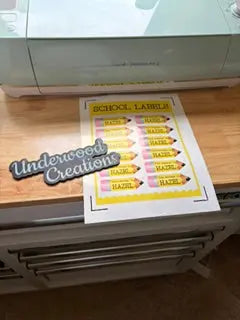 Back to School Organization Stickers Underwood Creations