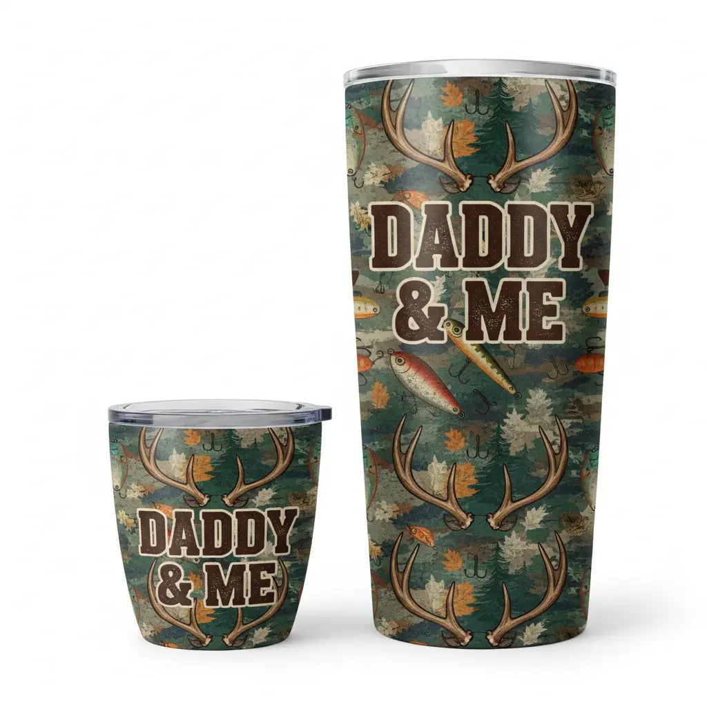 Daddy & Me Matching Tumbler Set Underwood Creations