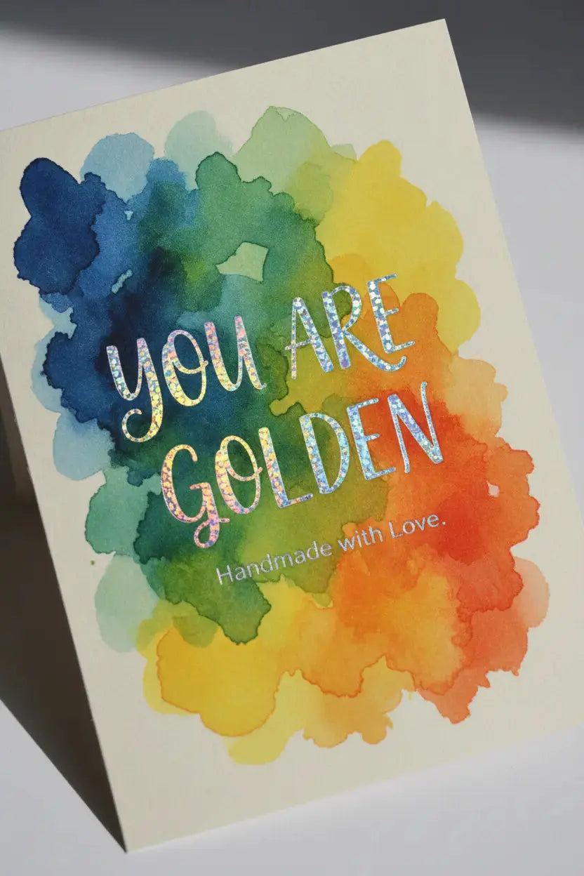 Foiled Card Close-Up