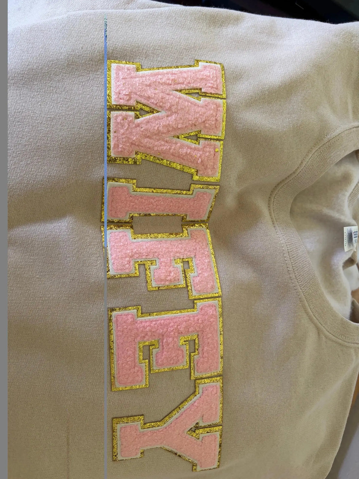 Custom Chenille Patch Sweatshirt Underwood Creations