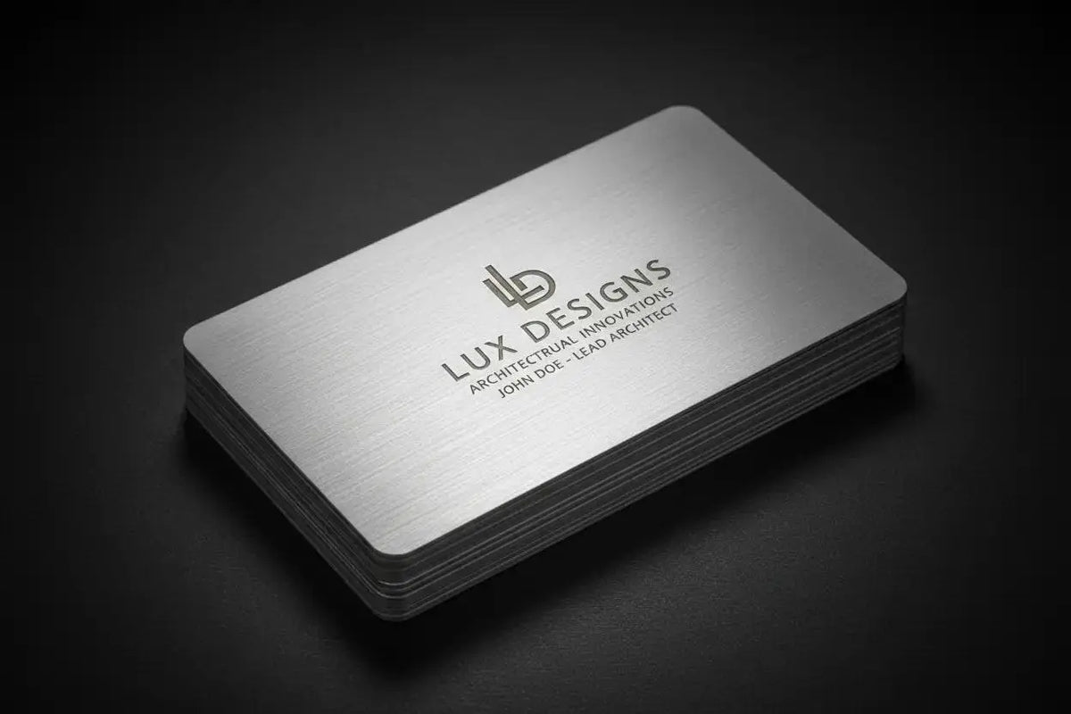 Custom Aluminum Business Cards