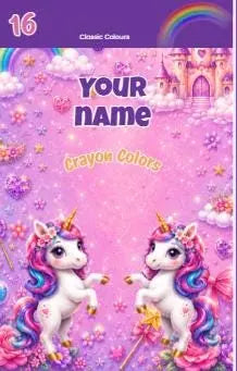 Customizable Unicorn School Supply, or Anything Label