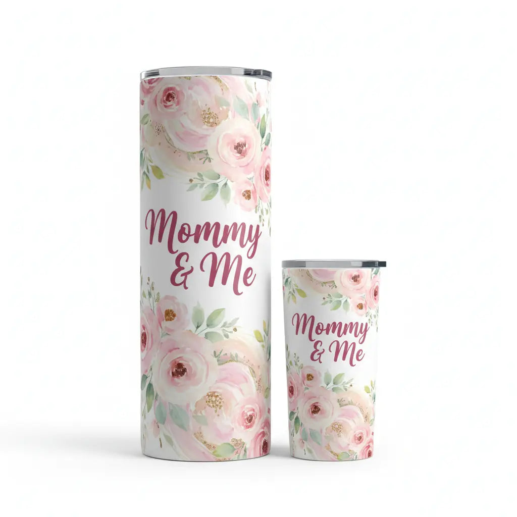 Matching mom and child tumblers Underwood Creations