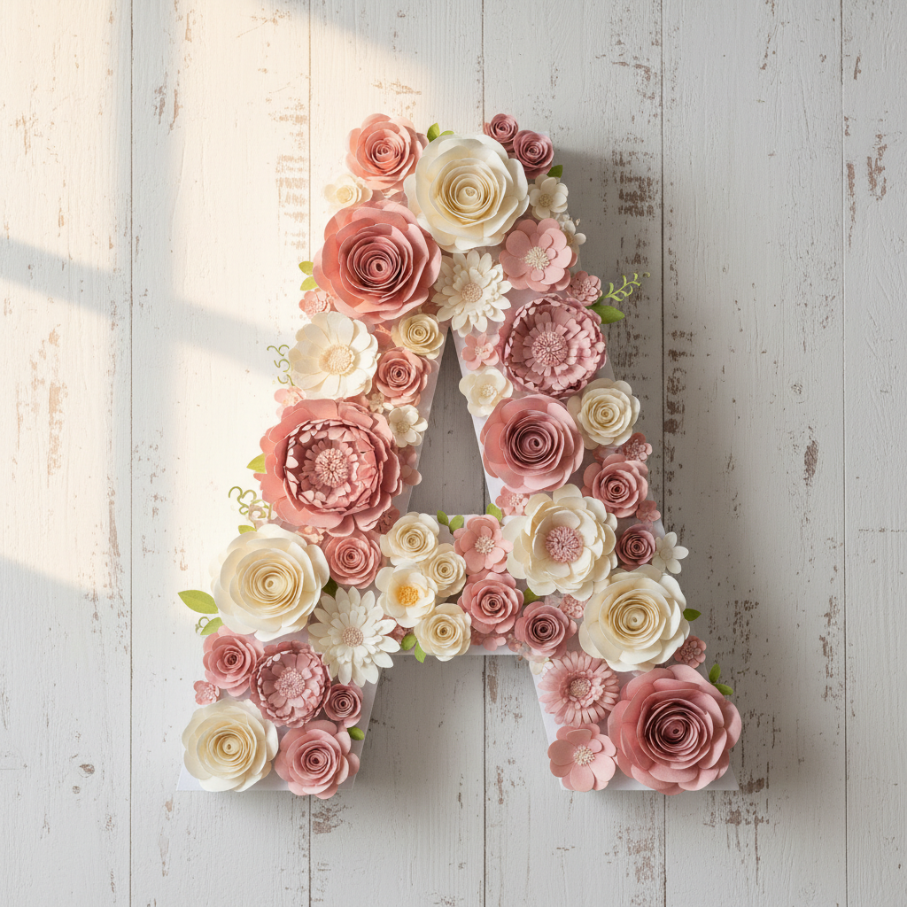 Floral Wall Letter