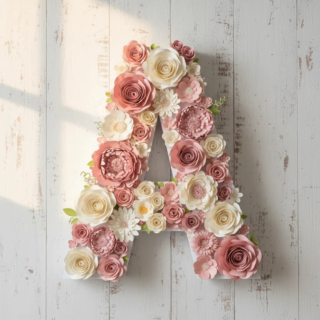Floral Wall Letter