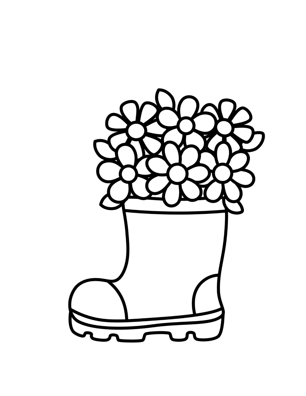 Digital Coloring Book – Animals, Flowers & Farm