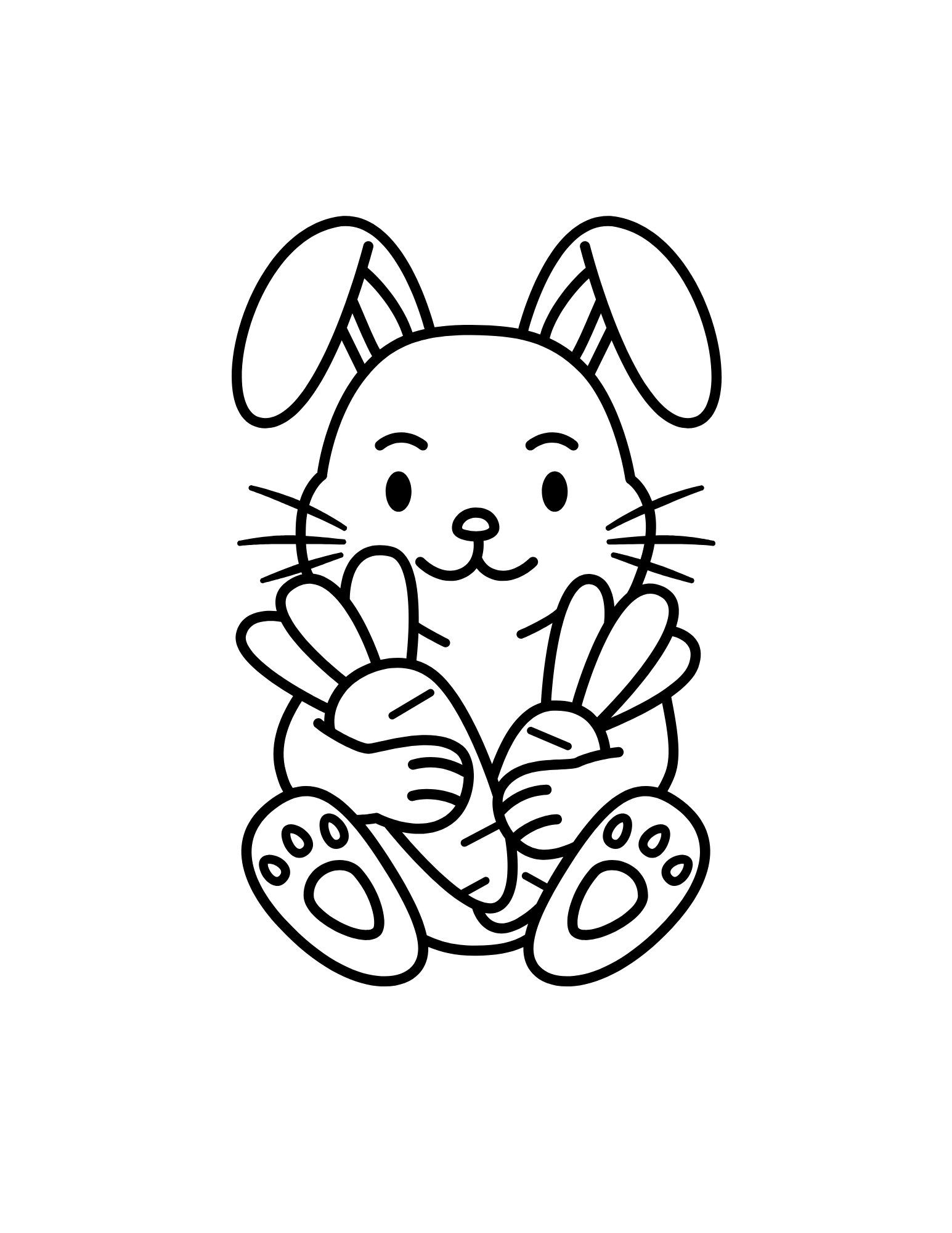 Digital Coloring Book – Animals, Flowers & Farm