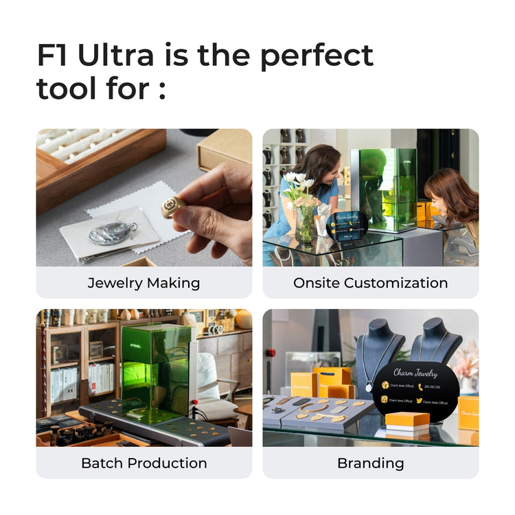 xTool F1 Ultra 20W Fiber & Diode Dual Laser Engraver xTool