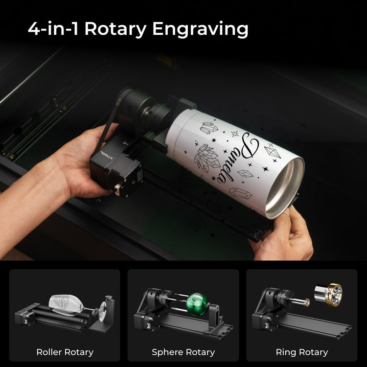 xTool S1 + 1064nm IR Laser Kit: Enclosed Diode Laser Engraver & Cutter xTool