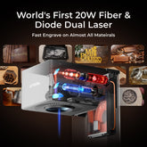 xTool F1 Ultra 20W Fiber & Diode Dual Laser Engraver xTool