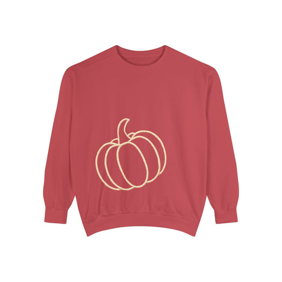 Pumpkin Sweatshirt | Fall Pumpkin Outline Crewneck