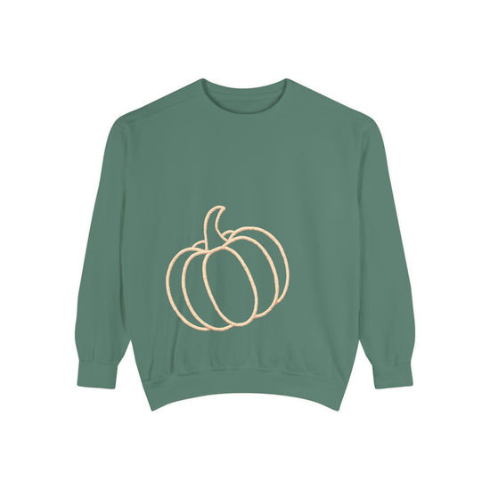 Pumpkin Sweatshirt | Fall Pumpkin Outline Crewneck