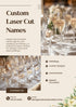 Personalized Laser Cut Wine Glass Name Tags Underwood Creations