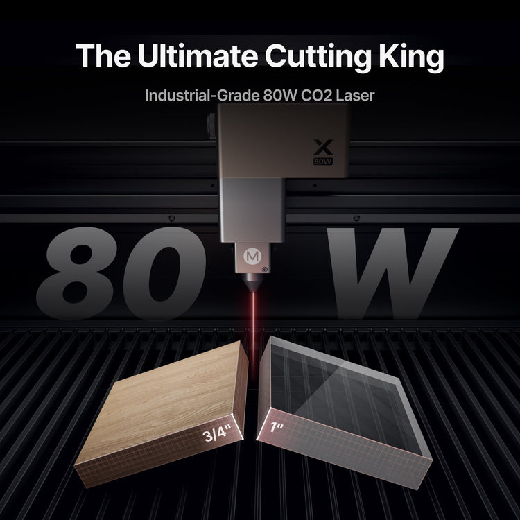 xTool P3 80W Flagship CO2 Laser Cutter with Intelligent Automation xTool