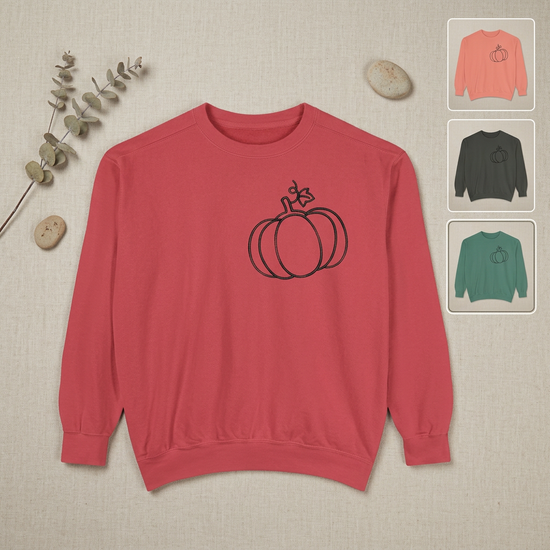 Pumpkin Design Sweatshirt