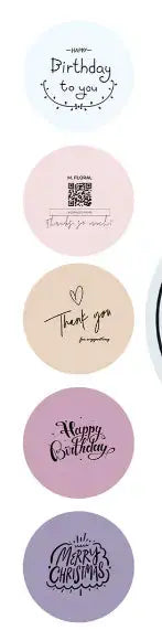 Custom Round Business Stickers Underwood Creations