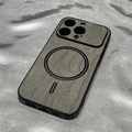 Luxury Wood Grain Magsafe Shockproof iPhone Case Vogueen