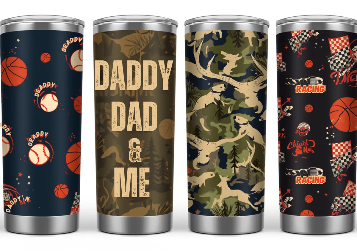Daddy & Me Matching Tumbler Set Underwood Creations