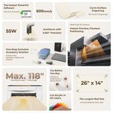 xTool P2S 55W Desktop CO2 Laser Cutter xTool