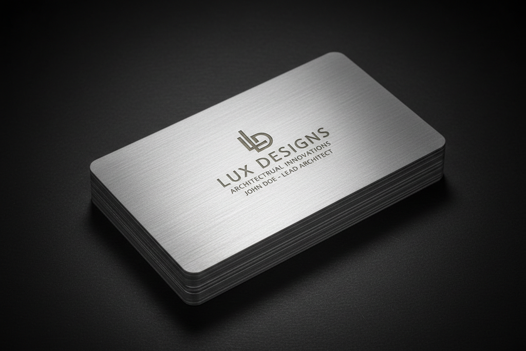 Custom Aluminum Business Cards