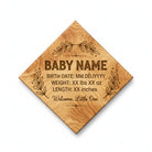 Baby Announcement Sign-Laser Engraved Underwood Creations