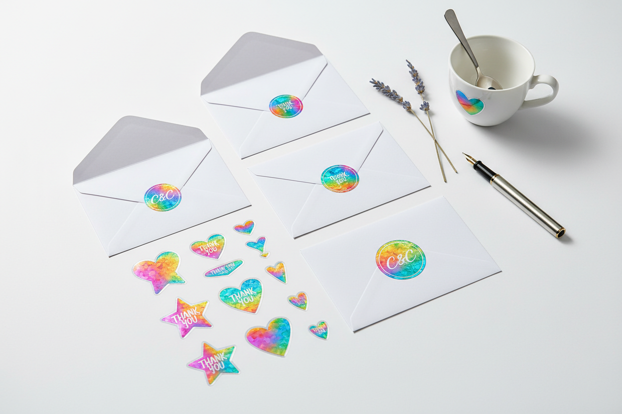 Custom Stickers – Thank You, Address Labels & Business