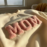 MOM Chenille Patch Close-Up