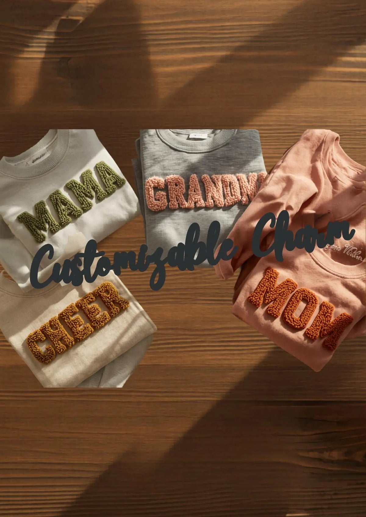 Chenille Patch Sweatshirt