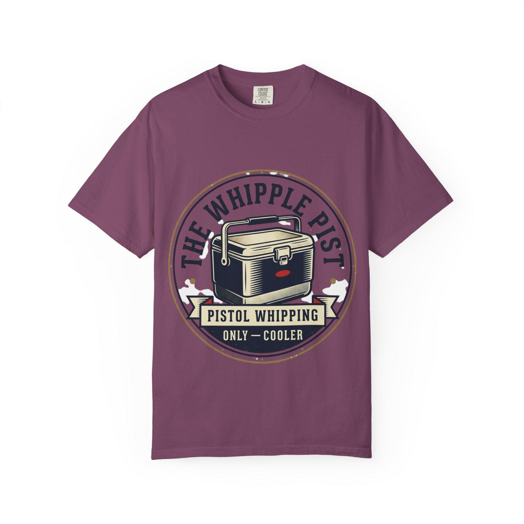 The Whipple Pistol Cooler graphic tee | Pistol Whipping design