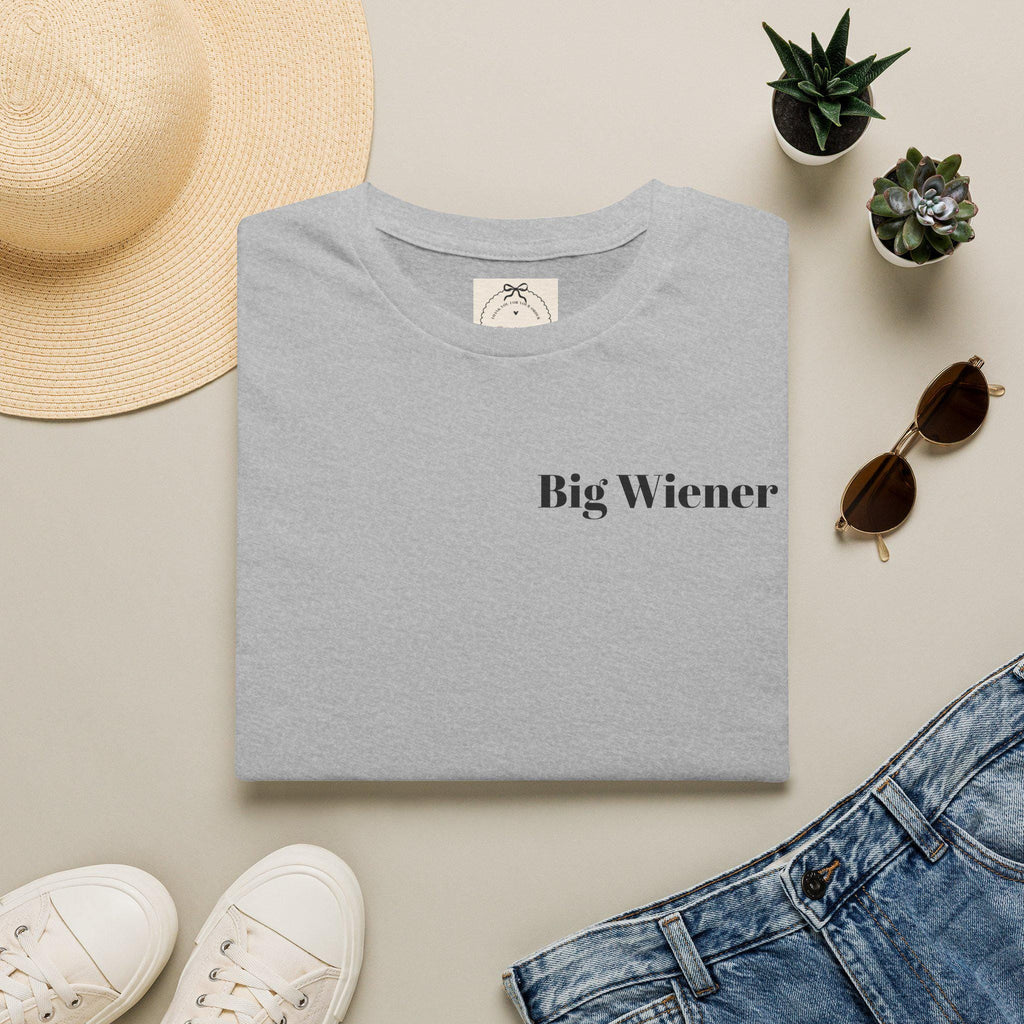 Copy of Big Wiener T-Shirt | Minimal Text Tee