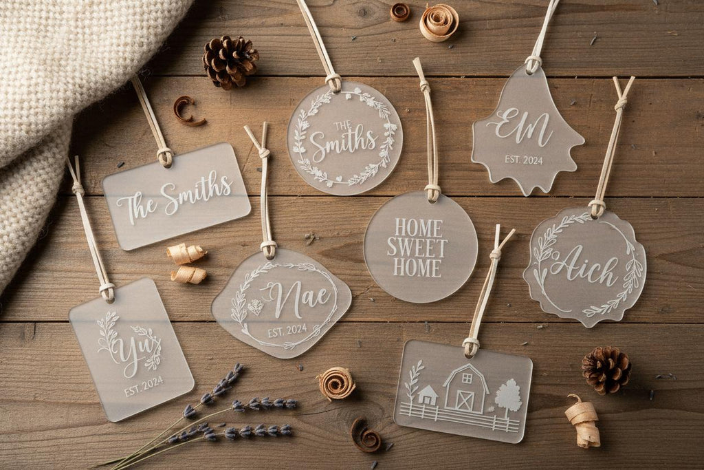Custom Acrylic Name Bag Tag