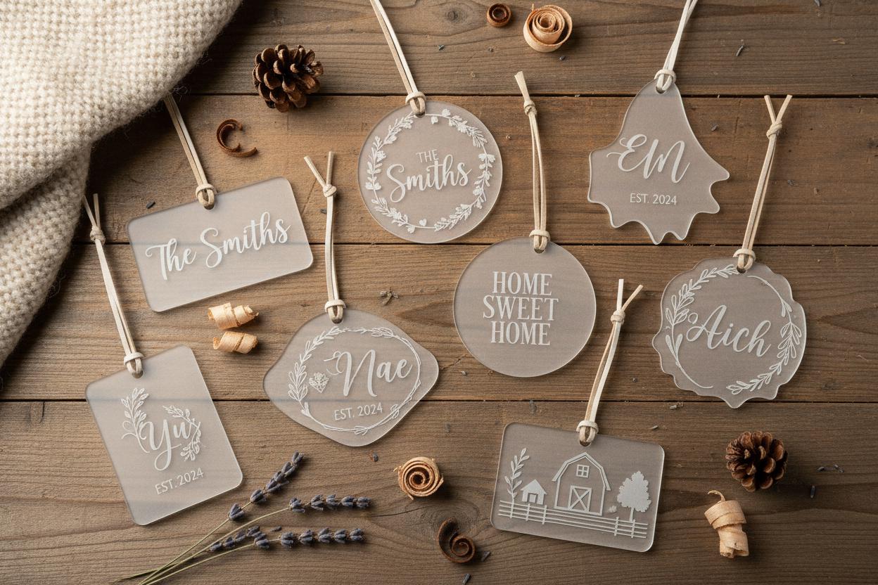 Custom Acrylic Name Bag Tag