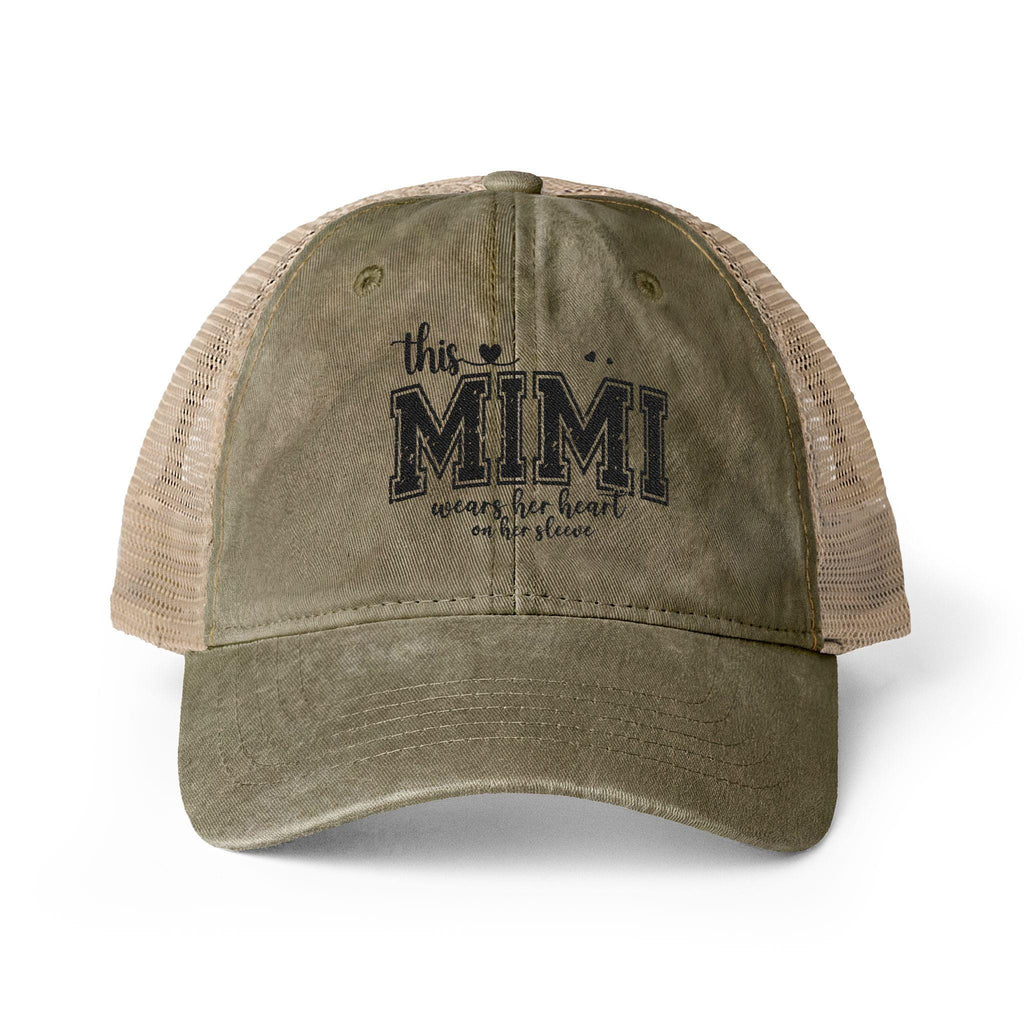 Women's Washed Mesh-Back Cap Mimi