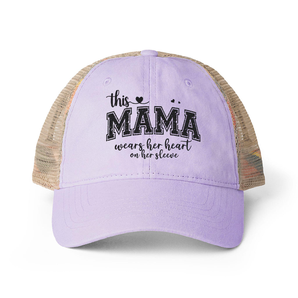 Women's Washed Mesh-Back Cap