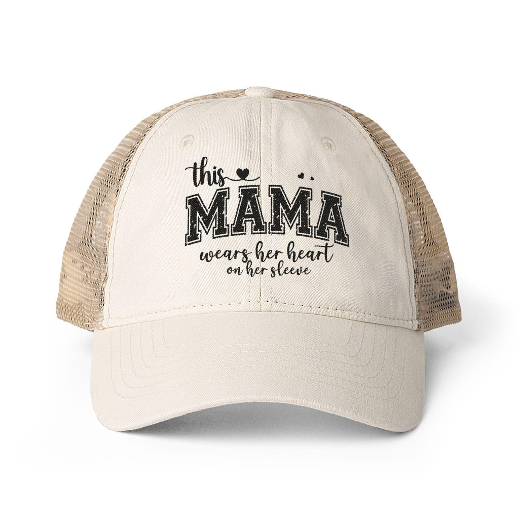 Women's Washed Mesh-Back Cap
