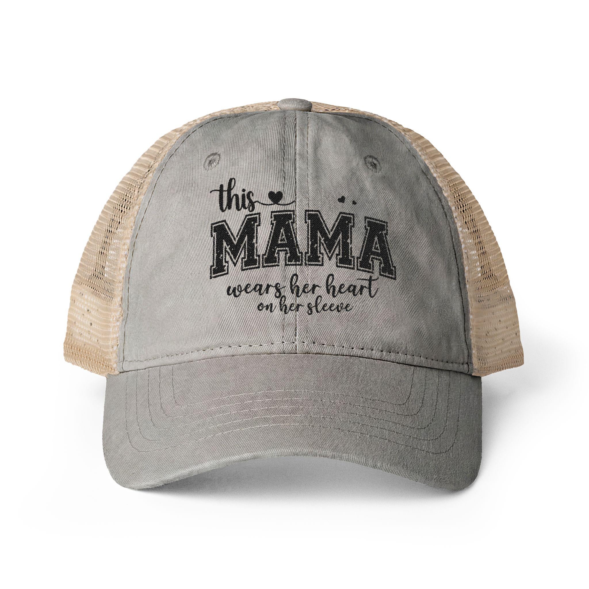 Women's Washed Mesh-Back Cap