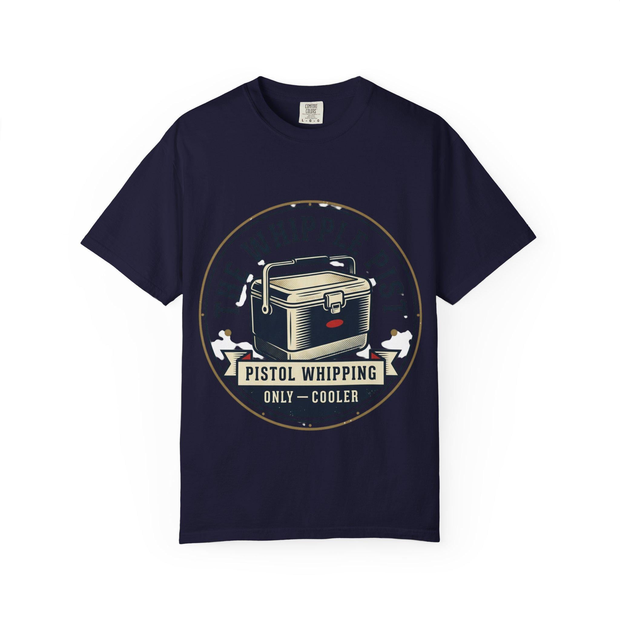 The Whipple Pistol Cooler graphic tee | Pistol Whipping design