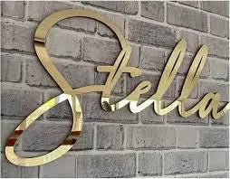 Custom Laser Engraved Acrylic Sign