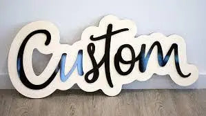 Custom Laser Engraved Acrylic Sign