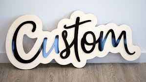 Custom Laser Engraved Acrylic Sign