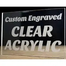 Custom Laser Engraved Acrylic Sign