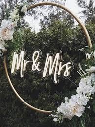 White Wedding Sign with Flower Box 24" x 36"