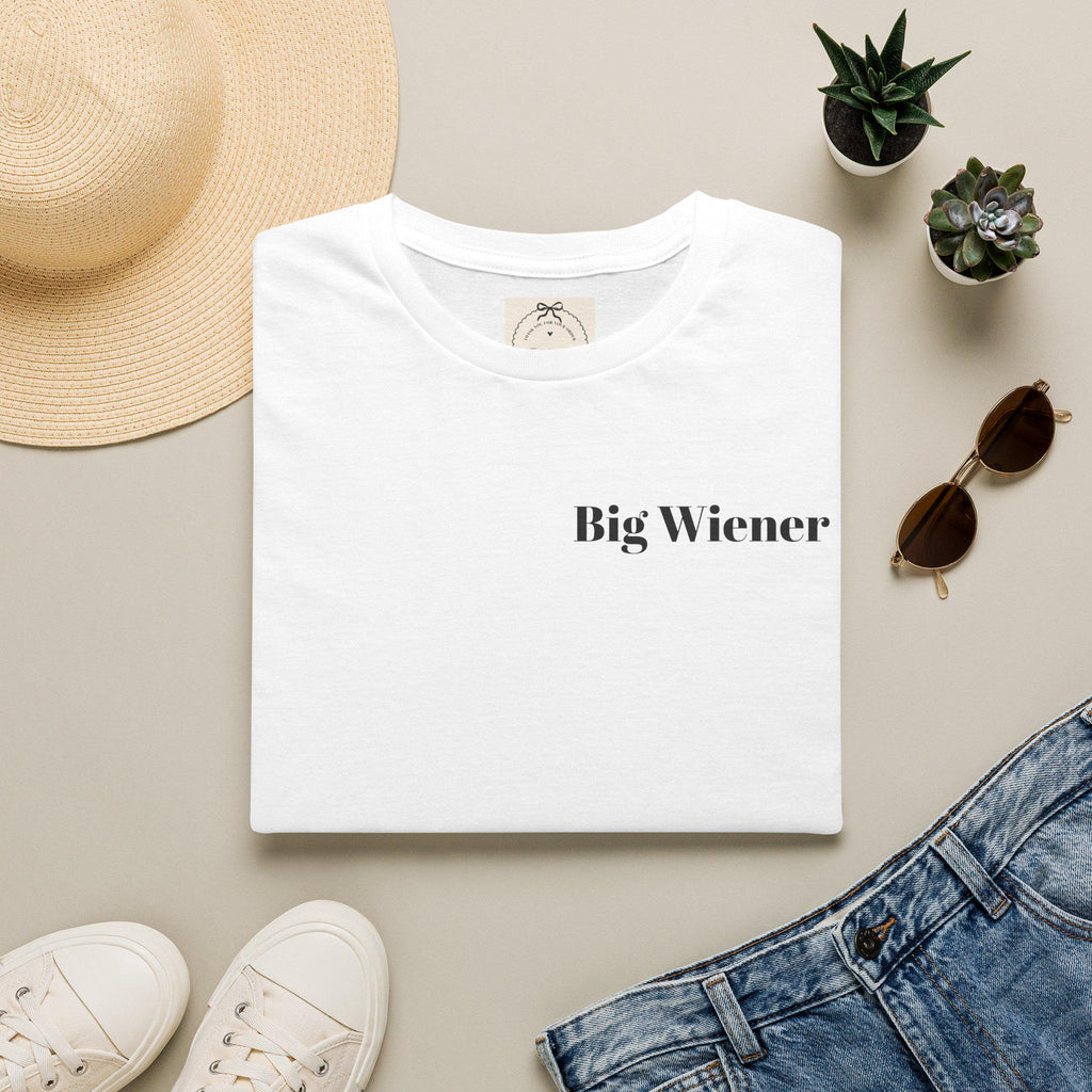 Copy of Big Wiener T-Shirt | Minimal Text Tee