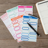 Functional Stickers – Journal & Filing Labels
