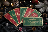 Custom Holiday Foiled Tickets