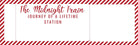 Custom Holiday Foiled Tickets