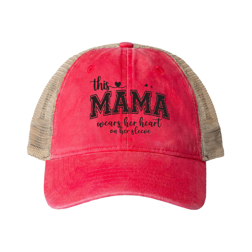 Women's Washed Mesh-Back Cap