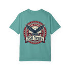 250 Years Eagle Badge T-Shirt | USA 4th of July Patriotic Tee