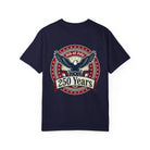 250 Years Eagle Badge T-Shirt | USA 4th of July Patriotic Tee