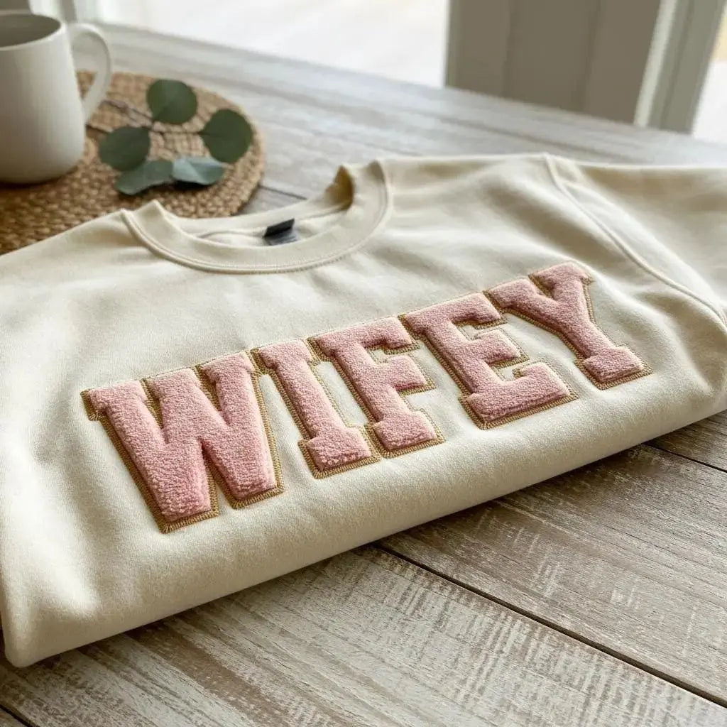 Custom Chenille Patch Sweatshirt